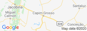 Capim Grosso map